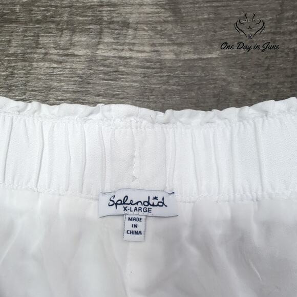 Splendid Drawstring Straight Leg Pants Size XL - Picture 2 of 6